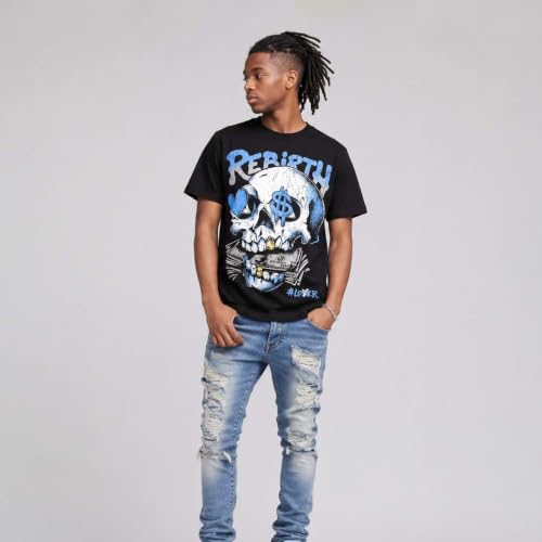 Image of DopeSkill Halloween Graphic Tee Streetwear Hip Hop Hypebeast Unisex T-Shirt Sneaker Colour Matching Shirts Spooky Graphic