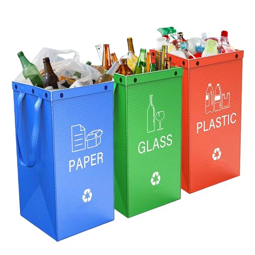 Organizador de basura vertical con dispensador de bolsas reutilizables para baño