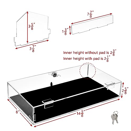 Mooca TRJ2656L+93-1 Lockable Acrylic Display Cases thumb #1