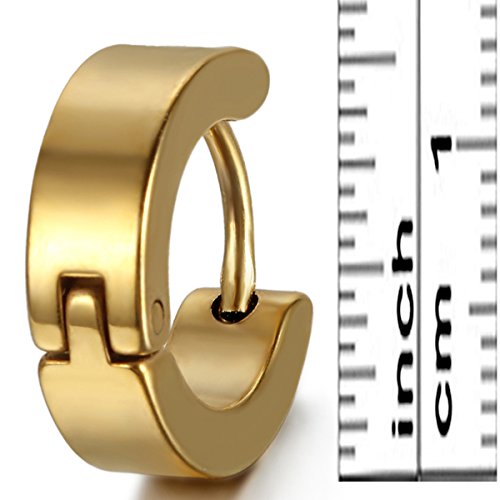 Oidea 4 coppie (8pcs) orecchini da uomo, Orecchini...