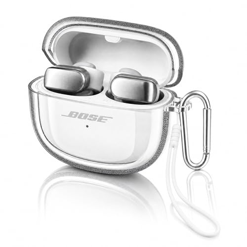 Étui pour Bose Ultra Open 2024 transparent résistant aux impacts avec attache sécurisée