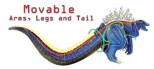 TwCare Set of 2 Monster Terrestris & Amphibia Singular Point Continuity Toys, Dragon Dinosaur Reiwa era Action Figures 13'' Head to Tail, Movie Monster Series, Travel Bag