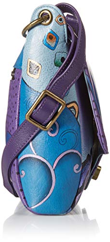 Anna by Anuschka Women’s Genuine Leather Flap-Over Medium Shoulder Bag3