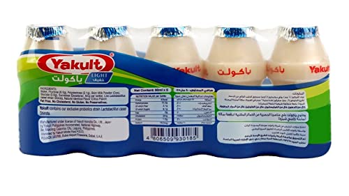 Yakult health Foods Cultured Milk Light 80ml x 5 Pieces