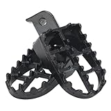 Motorrad Pedale Fußstütze Für EXC SX YZ TW PW TTR CR CRF XR 50/70/80/100/110,Motorräder Schalthebel Pedal Spitze,Black