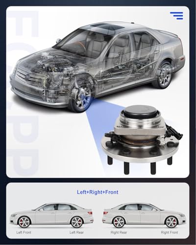 Image of ECCPP Front 2PC Wheel Hub s for Chevrolet Silverado 2500 Hd 2011-2016 2WD | Dual Rear Wheel Only for Chevrolet Silverado 3500 Hd 2011-2019 2WD W /ABS 515147 x2