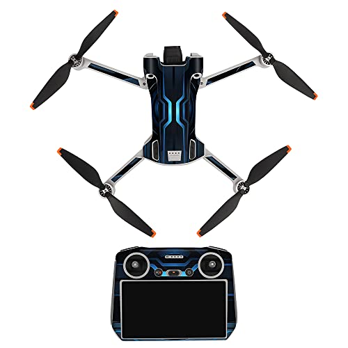 TMOM DJI Mini 3 Pro�p�X�e�b�J�[ �h���[���X�e�b�J�[ �h���[���ƃ����R���̕ی�X�e�b�J�[ �X�e�b�J�[�Z�b�g �h�� ���Ă��~�� ���F�I�� �X�N���b�`�v���[�t �h���[���A�N�Z�T���[ (�^�C�v 3)