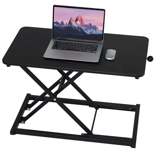 Standing Desk Converter Adjustable Height,Keyboard Riser for Stan...