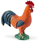 LC JoyCre Rooster Toys Rooster Figurine Toy Animal Figurines for Toddlers Preschool Animals Figures Eduactional Project Diorama Model Toy for Kids