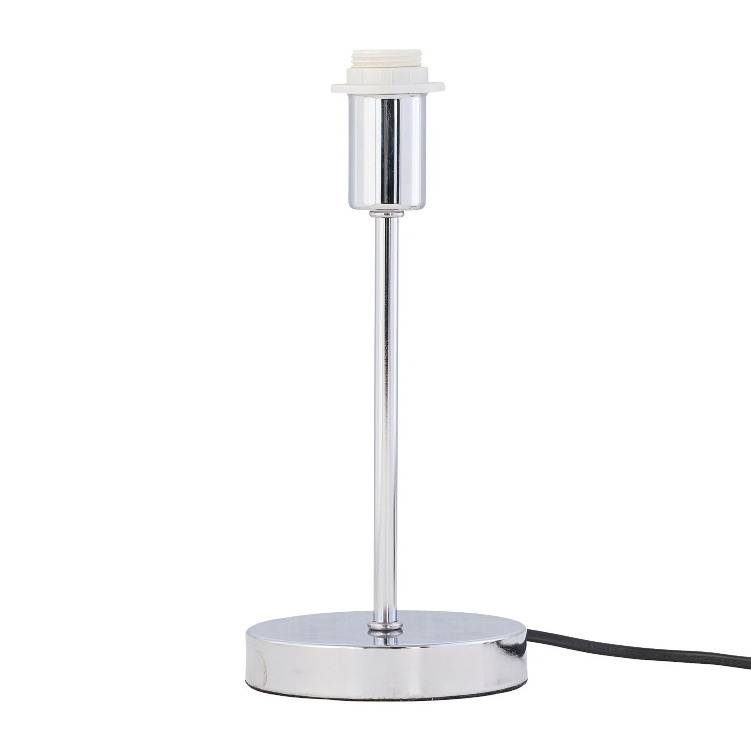 Firstchoicelighting Chrome Polished Touch Operated Table Lamp Or Bedside Light Base, Modern Design, Height 26Cm, Base Only, Led Compatible