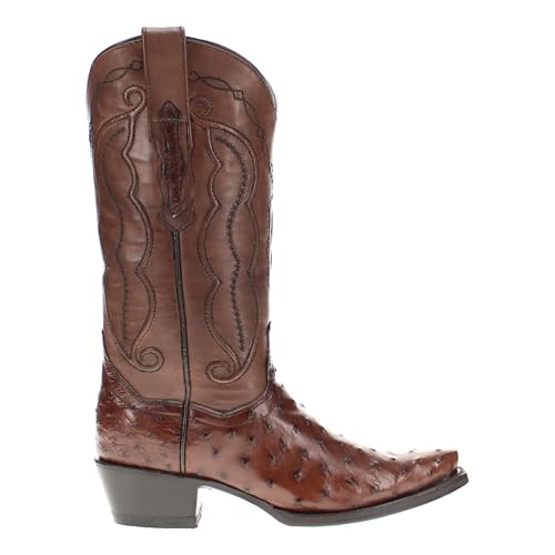 Vaccari Women's Victoria Genuine Full Quill Ostrich Snip Toe Western Cowgirl Boots3