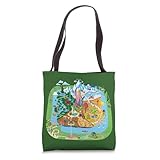 Disney Zootopia Cute Toony City Map Tote Bag