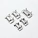 Y H M 100 PCS Stainless Steel Banding Buckle 5/8 In(16mm) Width For Steel Banding Strapping Packaging Heavy Duty