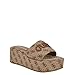 Guess Bintai, Sandalia Mujer, Medium Brown Logo 210, 38 EU