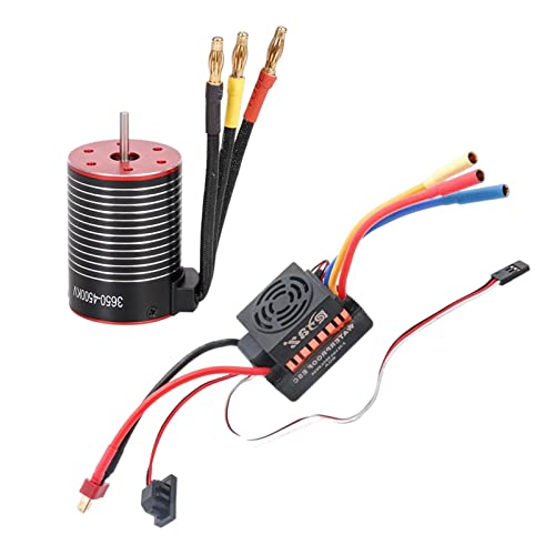 Combo moteur brushless avec ESC 60A étanche pour remplacer moteur charbon voiture RC