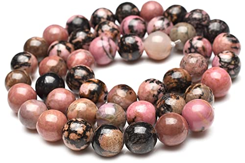 【 福縁閣 】ロードナイト 10mm １連（約３８cm）_R5113-10 天然石 パワーストーン