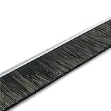 700MM Industrial Brush Strip T Profile Door Machine Window Sealing PP Nylon Filament Escalator Safety Sound Proofing Skirting(140mm (700mm Length))