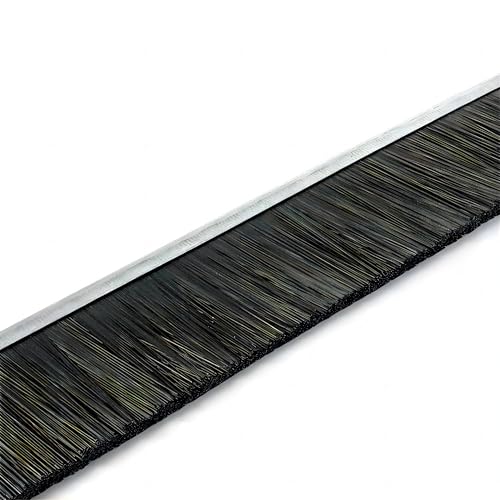 700MM Industrial Brush Strip T Profile Door Machine Window Sealing PP Nylon Filament Escalator Safety Sound Proofing Skirting(140mm (700mm Length))
