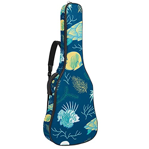 Housse guitare électrique 106 cm imprimé tortue marine original