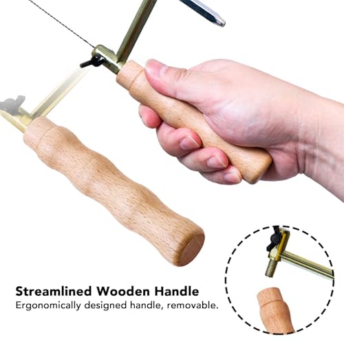Bijoutiers Scie, d'adaptation Scieuse Chetteuse Scine Mini Bijoutiers Saw Hand Great 8pcs Blades pour le Travail du Bois, Babes de Main – Image 3