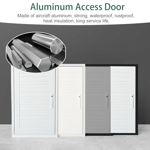 Porte d'accès au grenier en aluminium avec isolation phonique placo - 2