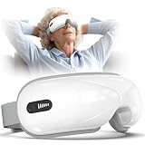 Eye Massager, Heated Eye Massager, WERTYI Wireless Rechargeable Eye Massager with Bluetooth Music. Presents for Women/Men. Image