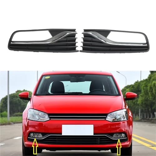 Parrilla parachoques izquierda para VW Polo Hatchback modelos 2014 a 2018 3
