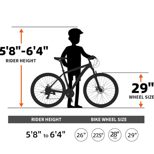 Eurobike Mountain Bike,21 Speed 29 Inch Aluminum Frame Mens Bikes Xl For Men/Women… thumb #8