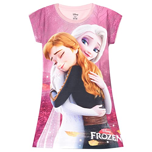 Image of Frozen by Wear Your Mind Women's Cotton Short Knee Length Night Dress