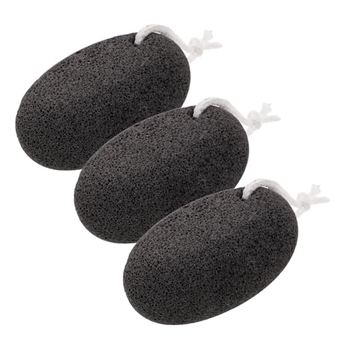 VICASKY Foot Pumice Stone Set 3pcs Natural Lava Stone for Dead Skin Removal and Foot Care