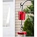Ant Moat for Hummingbird Feeders [Set of 2] Ant Guard Keeps Ants Away from Feeders, Made of Durable Plastic, Red Color/Rustproof S Hooks, Suitable for All Hummingbird Feeders.