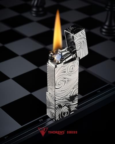 Encendedor clásico de latón con diseño Starry Sky miniatura 6