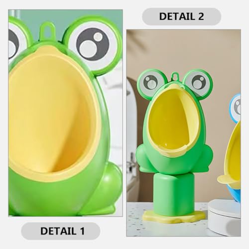 Orinal colgante para pequeños con diseño de dibujos animados para baño 5
