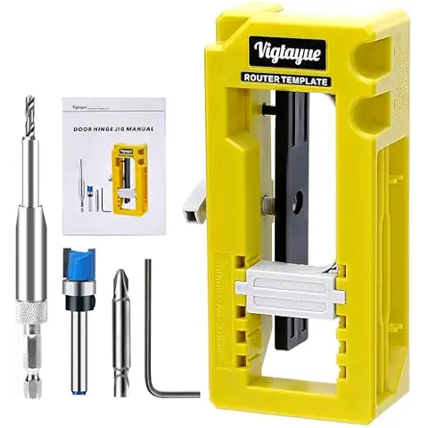 Vigtayue Door Hinge Mortiser Jig 3"-5" Cover