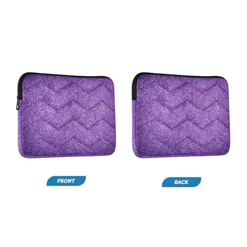Bolso para portátil y tablet de 13 pulgadas morado con brillo miniatura 2