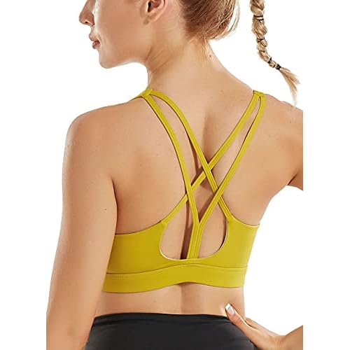 RUNNING GIRL Sports Bras for Women High Support,Racerback Supportive Molded Cup Sports Bra with Sewn in Pads
