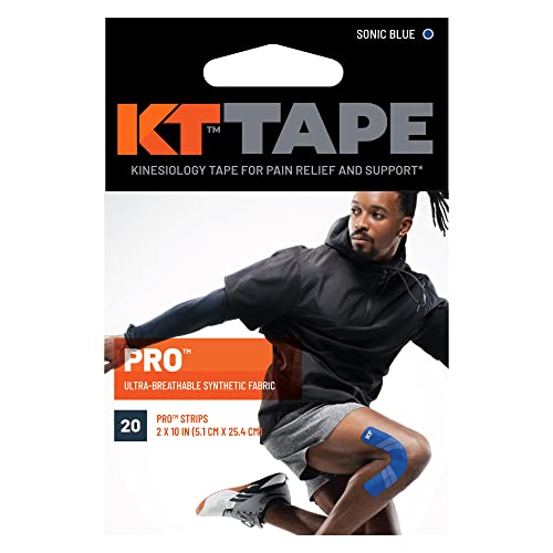 Image of Kt Tape Kinesiology Pre-Cut Pro Syn Tape USA.Blue