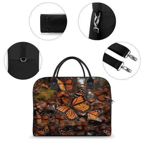 Maletín ligero para portátil con diseño de mariposas miniatura 6