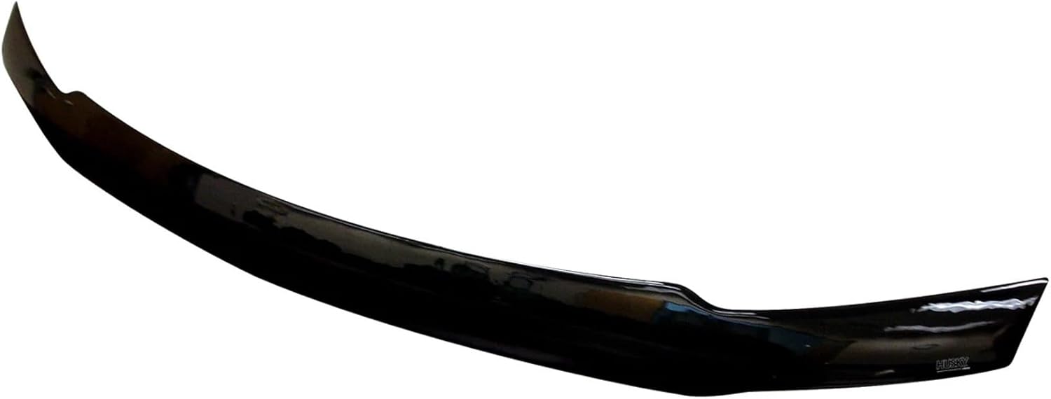 Auto Ventshade [AVS] Aeroskin Hood Protector | Fits 2017 - 2024 Nissan Titan | Low Profile Deflector / Bug Shield - 1 pc., Smoke | 322147