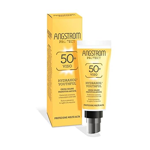 Angstrom Protect Hydraxol Crema Solare Viso Ultra Idratante, 50ml
