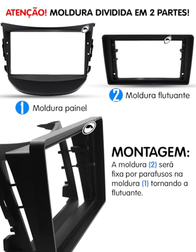 Moldura De Painel 2 Din 9