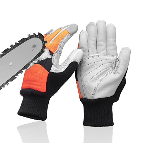 ZELARMAN Chainsaw Safety Gloves, Chainsaw...