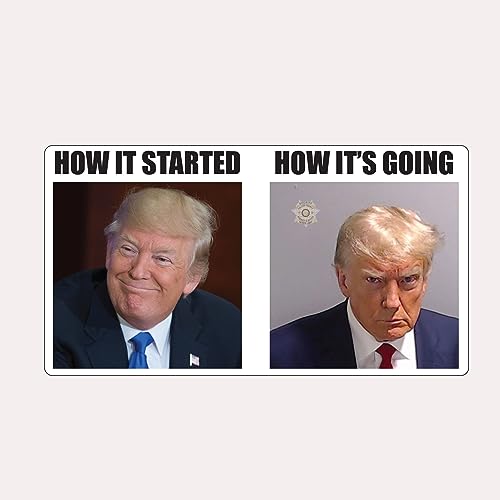 Trump Mugshot - How it Started, How It's Going -