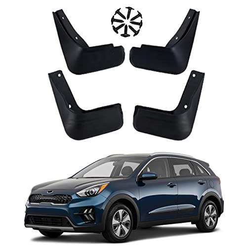 Car Mud Guards Flaps Splash Compatible for Kia NIRO 2017 2018 2019 2020 2021 Accessories, Auto Parts Front Rear Mudguard Fender 