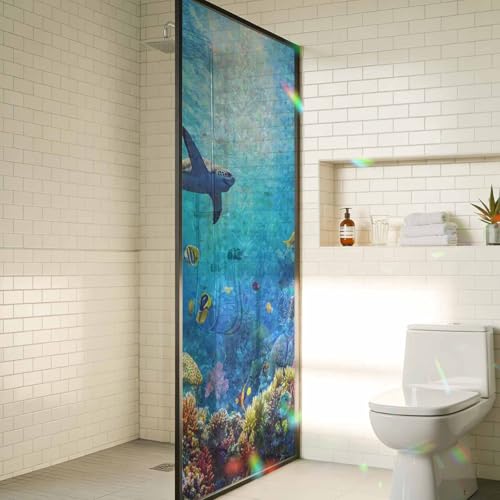 Película decorativa adhesiva para ventana 19.6''x39.3'' miniatura 6
