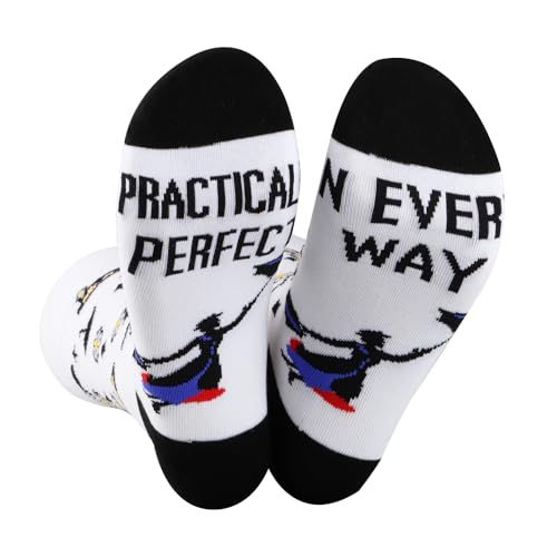 G2TUP Mary Musiacl Socks Mary Fans Gift Practically Perfect In Every Way Socks Maries Music Merch (Practically Perfect Sock)