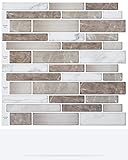 10 hojas de azulejos autoadhesivos de alta calidad, 12 x 12 pulgadas cada una
