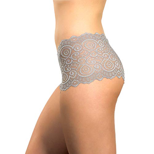 Alyce Intimates Pack Of 10 Womens Lace Boyshort Panty, Regular To Plus Size #TOP1