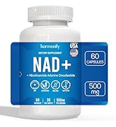 HARMONIFY NAD Supplement, Nicotinamide Adenine Dinucleotide, NAD+ 60 Capsules, Non-GMO