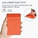 kwmobile Tasche kompatibel mit SanDisk Portable SSD, Samsung T7, Crucial X8, HDD - Halterung für Externe SSD Festplatte - 13x8cm - Elastisches Case Hülle selbstklebend Orange